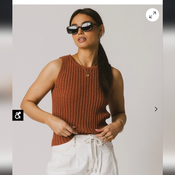 Riley Ribbed Top - Picture 1 of 3